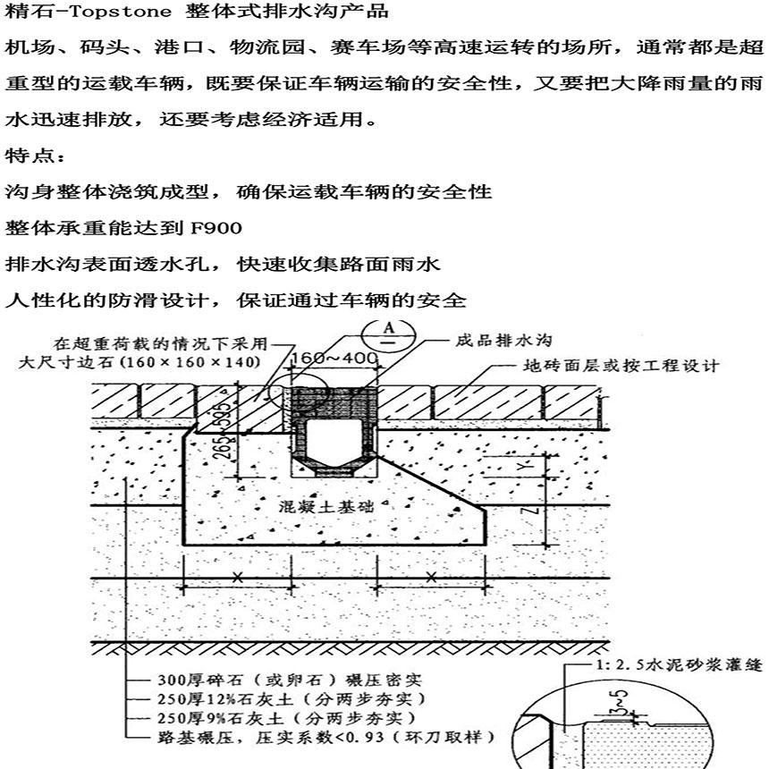 整體式排水溝使用壽命